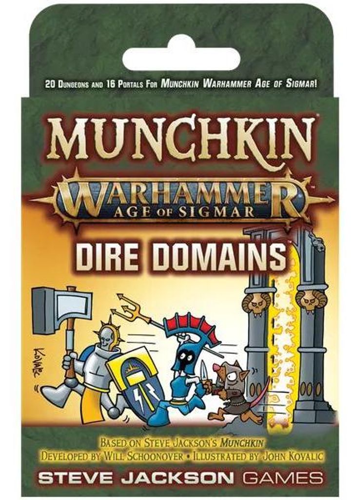 Munchkin Warhammer Age of Sigmar: Dire Domains – Brettspiel-Erweiterung