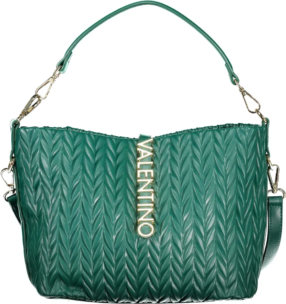 Sac à bandoulière vert élégant avec sangle ajustable et logo - Modèle V1