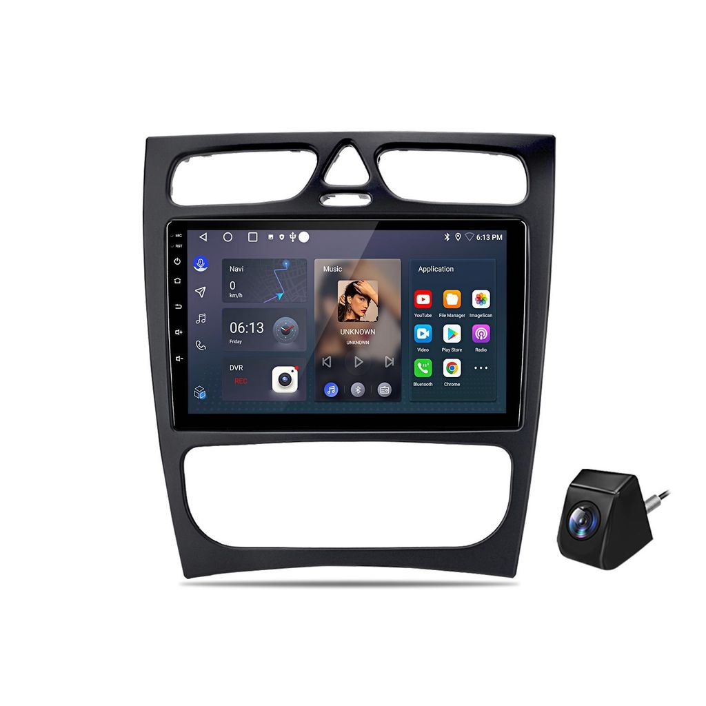 9" Android Autorádio 64GB pre Mercedes C W203 2000-2004 Obrázok produktu 