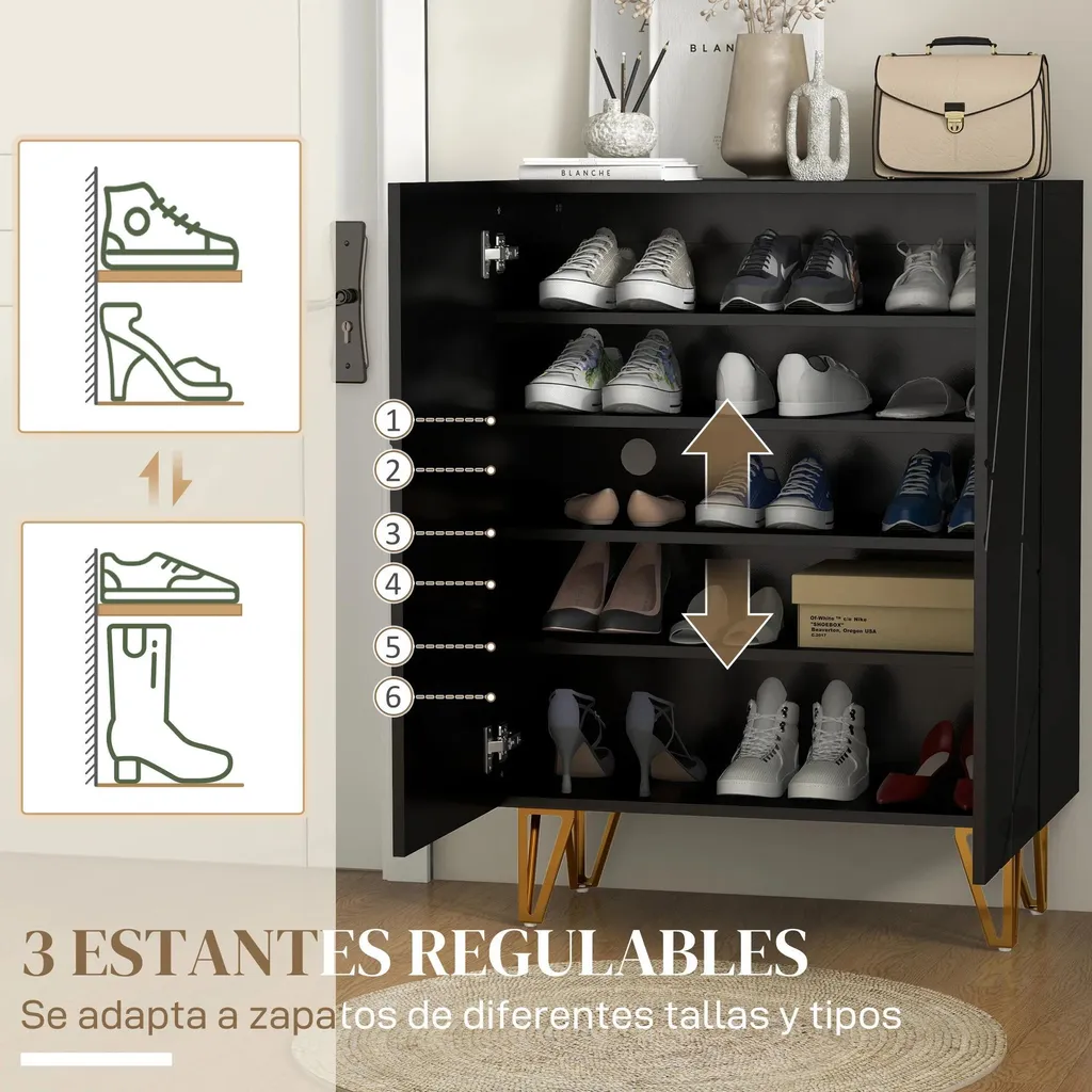 Porte-chaussures suspendu pour dressing - Solution rangement gain de place - 4