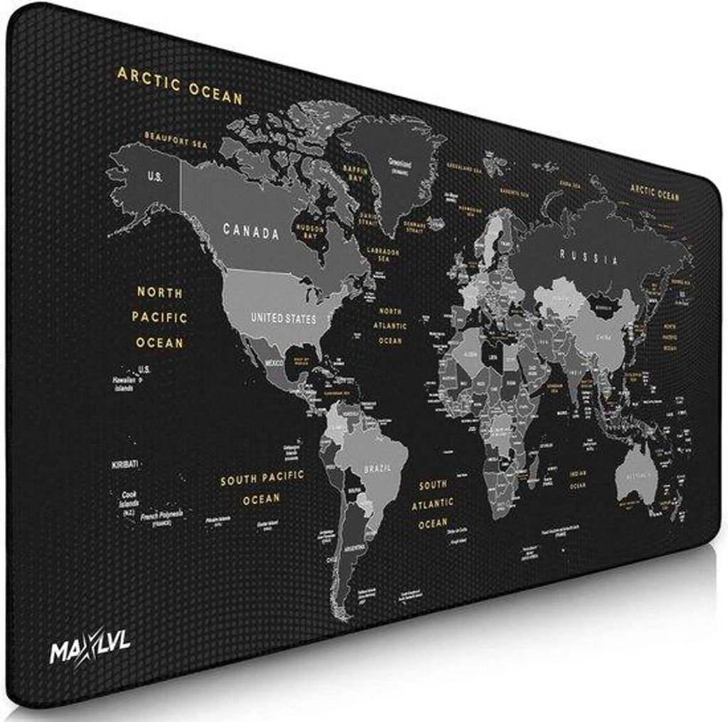 XXL Gaming Mauspad groß - 900 x 400 mm - fransfreie Ränder - rutschfest - XXL Mauspad - Schreibtischunterlage - spezieller Oberflächen verbesser...