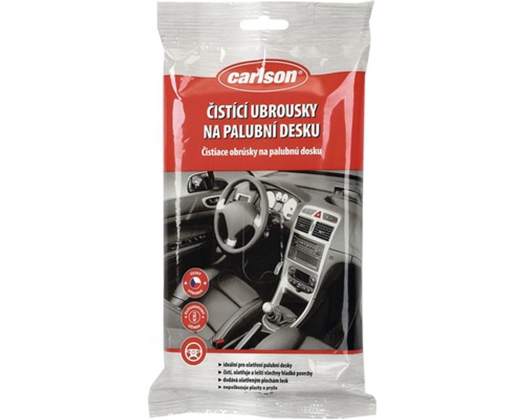 Čistící ubrousky Carlson na palubní desku Obrázek produktu 