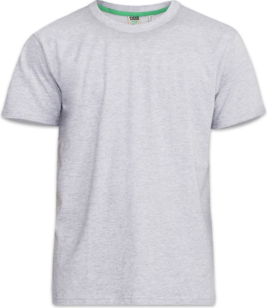 Duke - "D555 Flyers" T-Shirt Rundhalsausschnitt für Herren DC143 (5XL) (Grau)