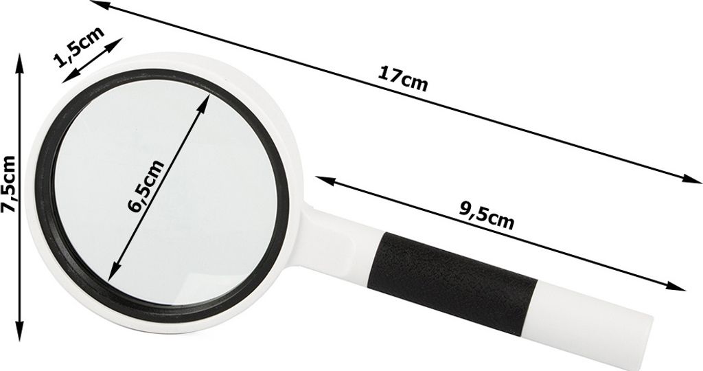 Verk 09183 Klasická lupa 65 6x Obrázek produktu 9