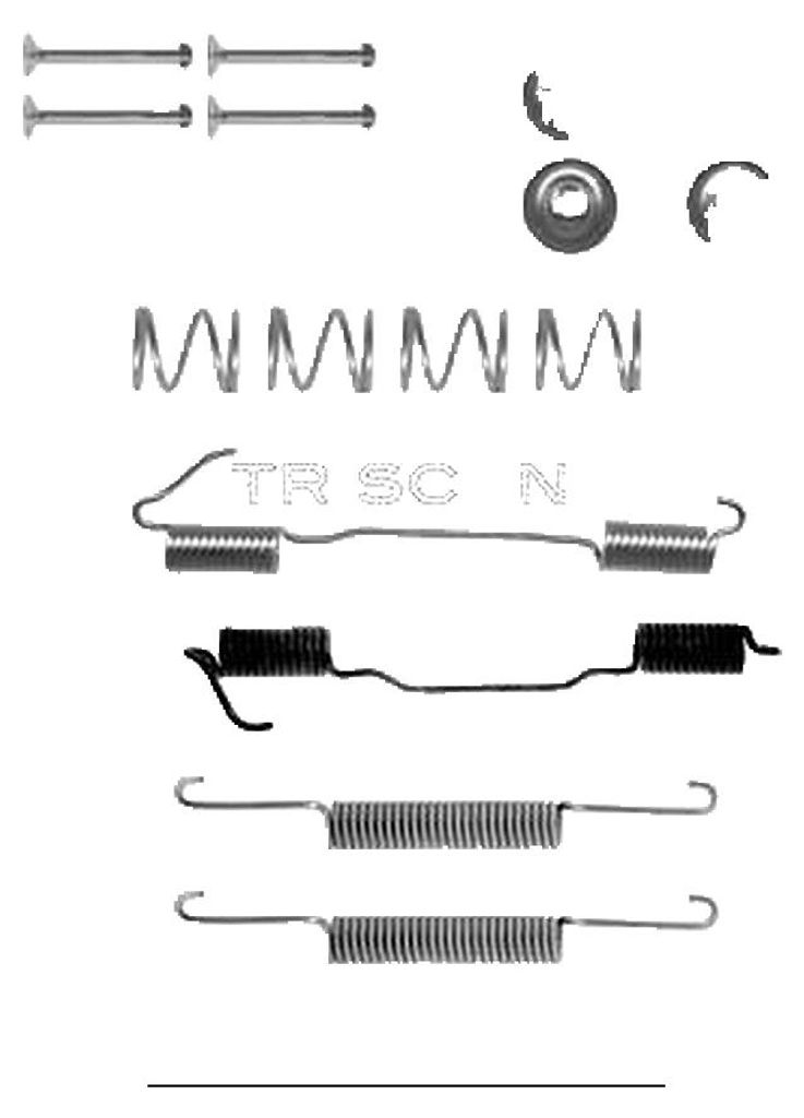 Zubehörsatz Bremsbacken TRISCAN Aftermarket-Expertise für u.a. SAAB 95