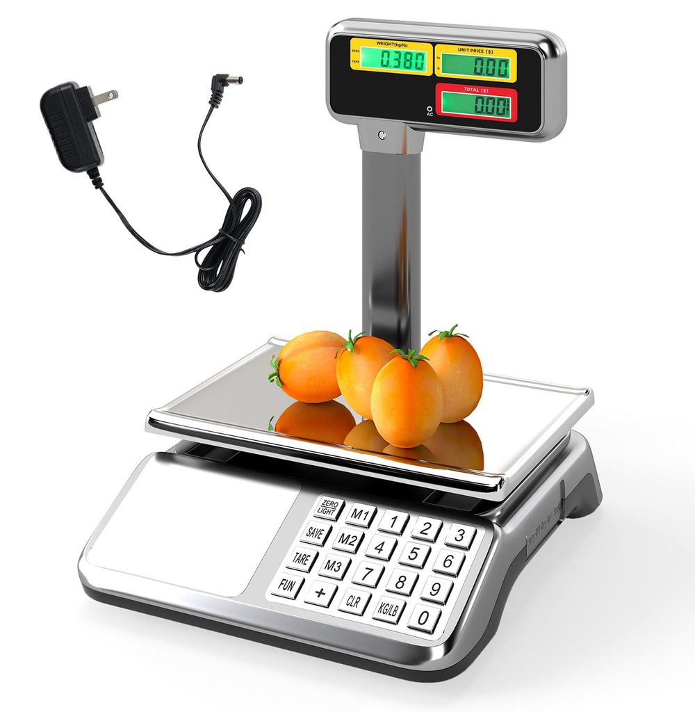 Bilancia digitale COSTWAY da 40 kg/5 g con display ad alta Immagine del prodotto 