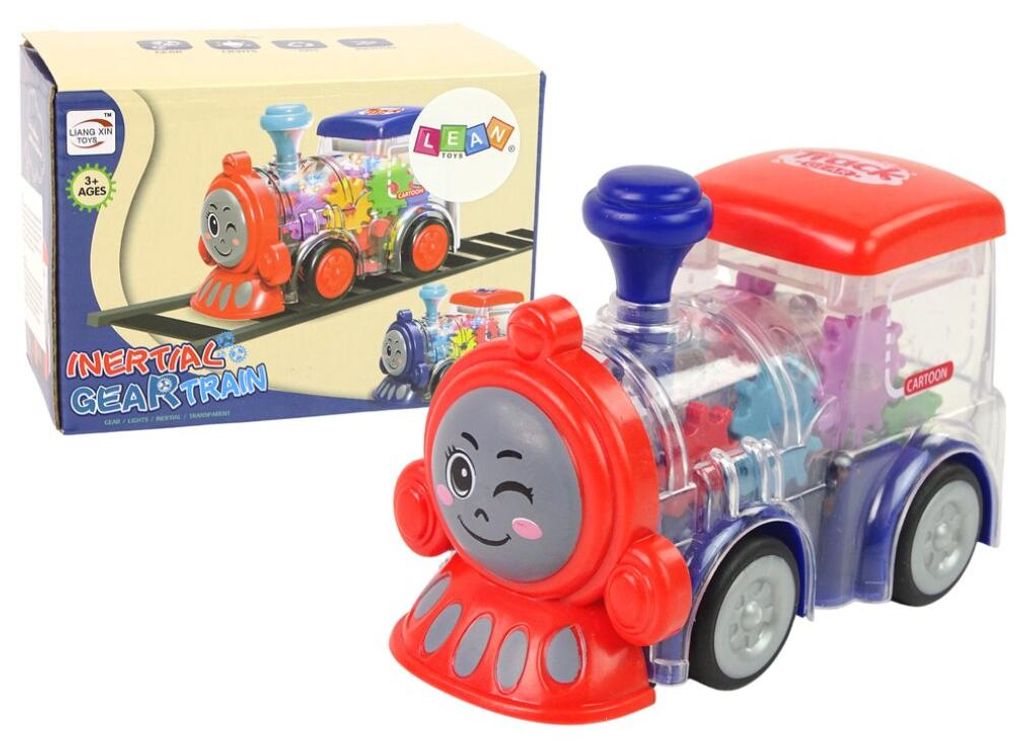 Leantoys Happy Locomotive für Kleinkinder Reibungsantrieb Produktbild 