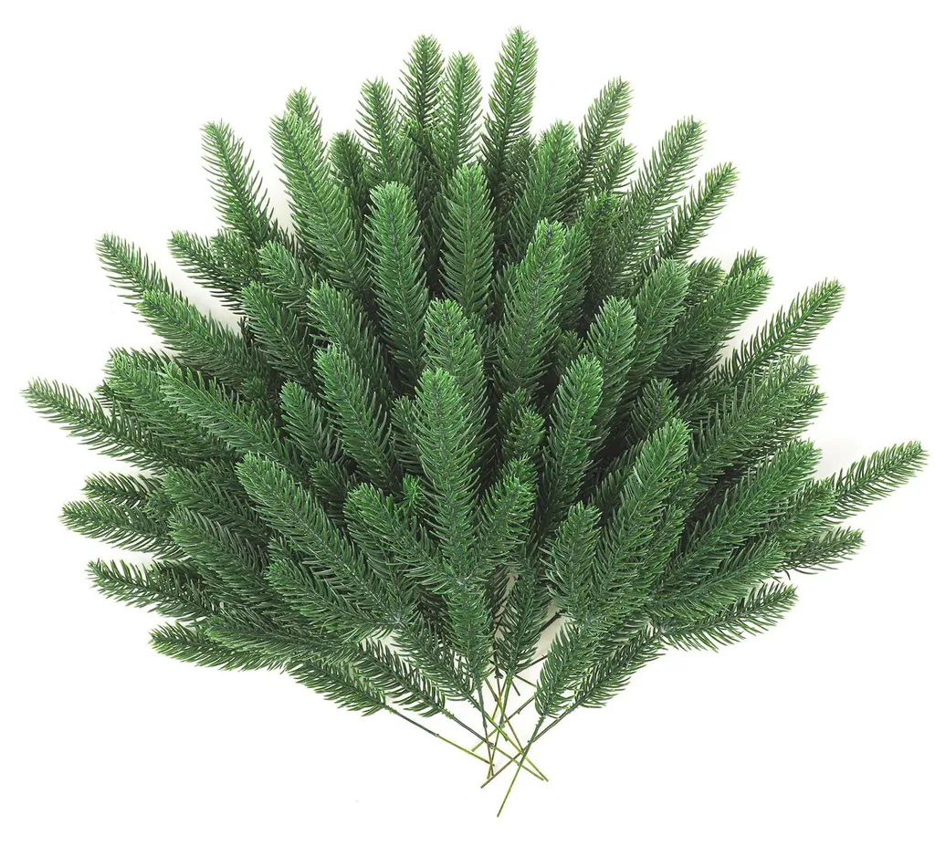 Plantes Noël Artificielles pour Couronnes DIY et Déco de Table