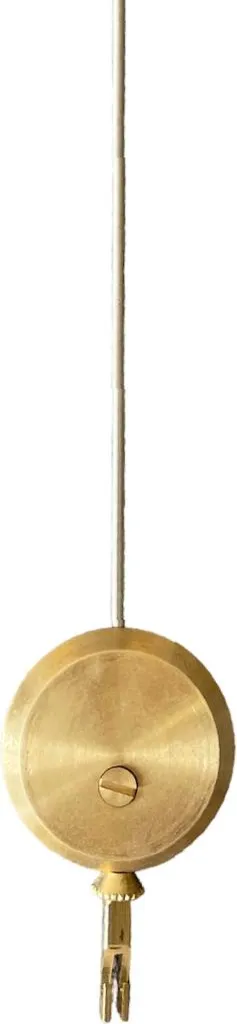 Horloge Murale Design Pendule en Laiton Massif Haute Finition 250 mm