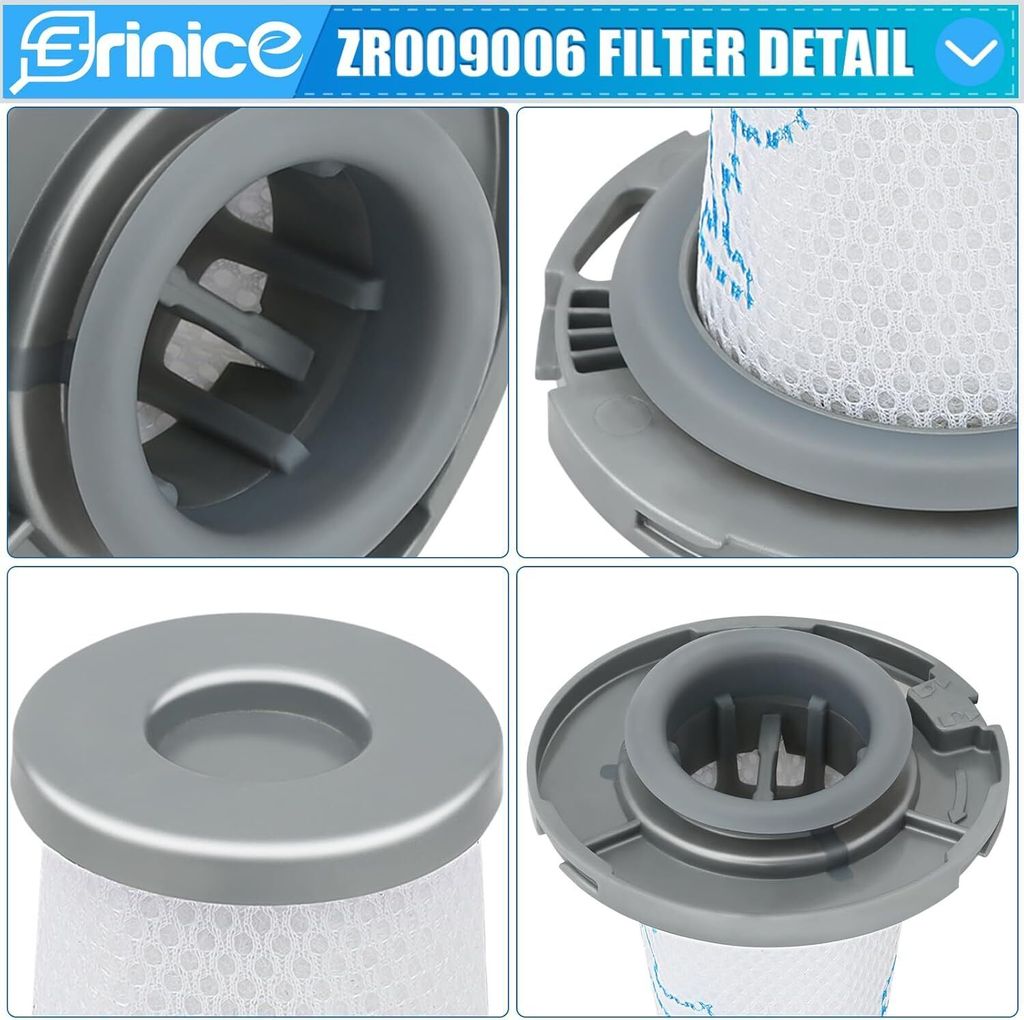 2 Filtri HEPA Ricambio Per Aspirapolvere Rowenta/Tefal | Per X-Force Flex 8.60 RH96XX E X-pert 6.60 RH68XX - Foto 11