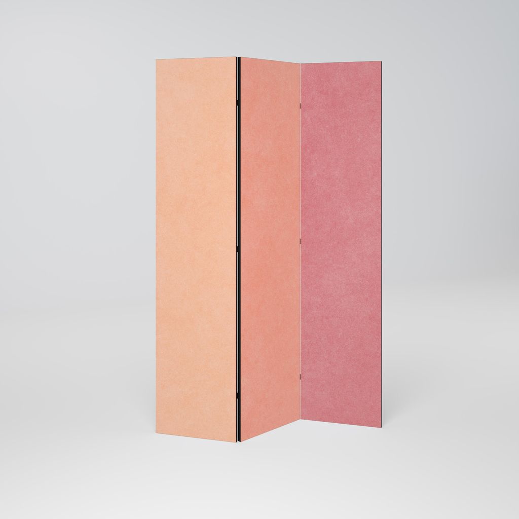 SpaceRebels Paravent Raumteiler - 3-teilig Raumtrenner, Druck 1-Seite - Raumtrenner - Trennwand Wohnung - Room Divider - Spanische Wand Deko Modern...