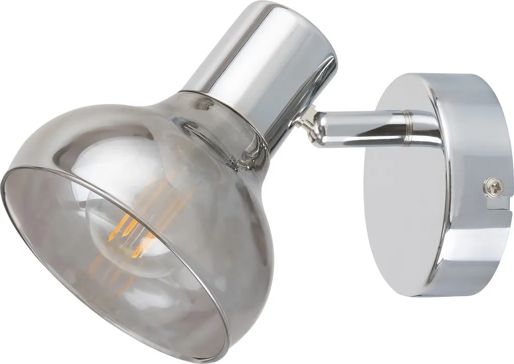 Rabalux Holly 5555: Lampada da Parete Cromata E14 per Interni Eleganti