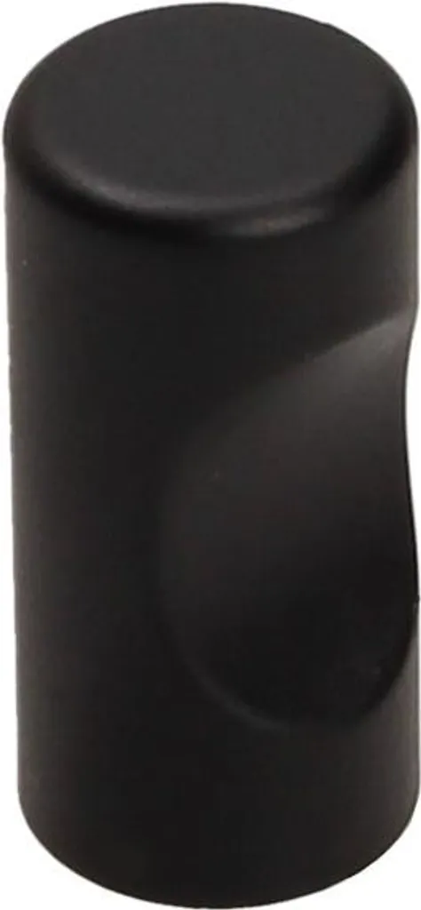 GS06 Pomello Nero Opaco: Manopola Robusta per Restauro e Fai da Te