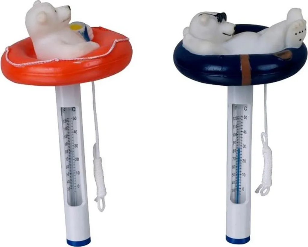 Termometro Galleggiante Design Orso Polare - Accessorio Piscina Chic