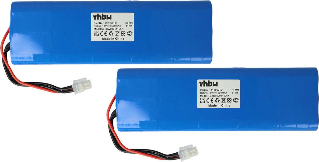 vhbw 2x Akku Ersatz für Husqvarna 112862101, 1128621-01/6, Produktbild 