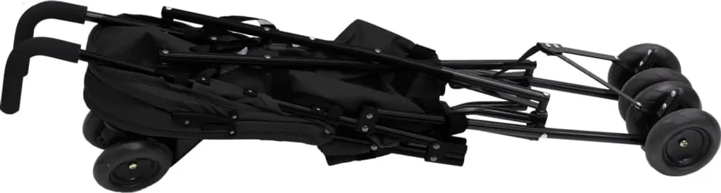 Poussette Canne Compacte Anthracite Noir - Pliage Facile et Léger - 5