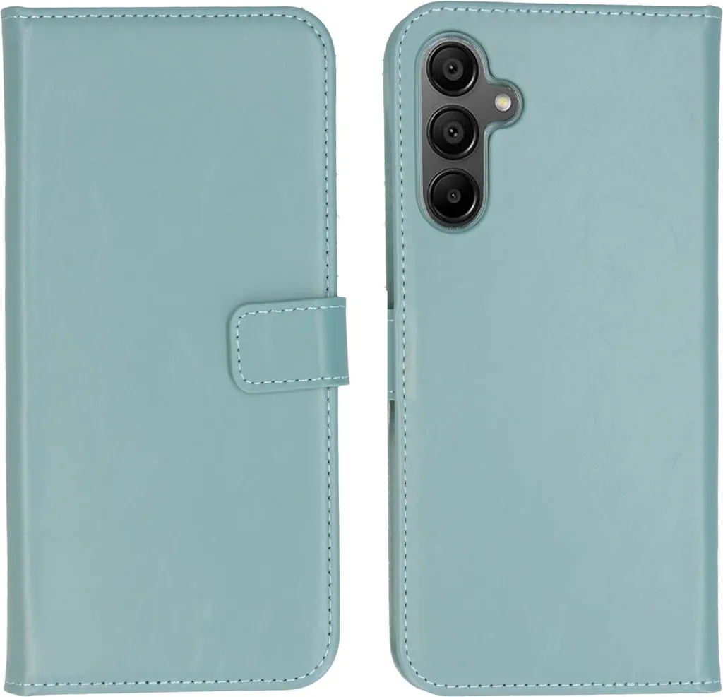 Cover Portafoglio Selencia Samsung Galaxy A15 5G/4G Vera Pelle Air Blue