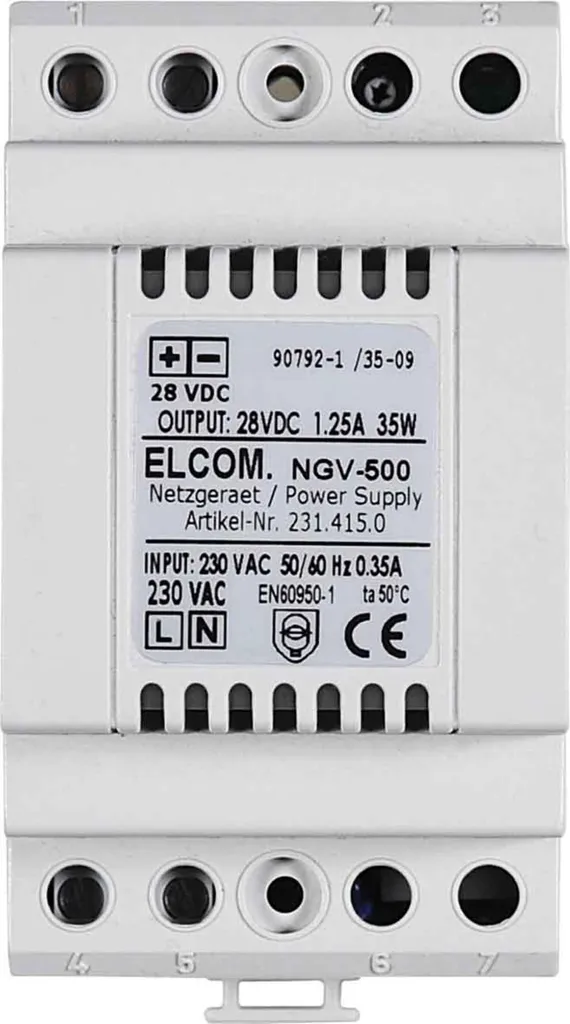 Bloc d'alimentation Elcom i2-Bus pour modules BSV-500 et NGV-500