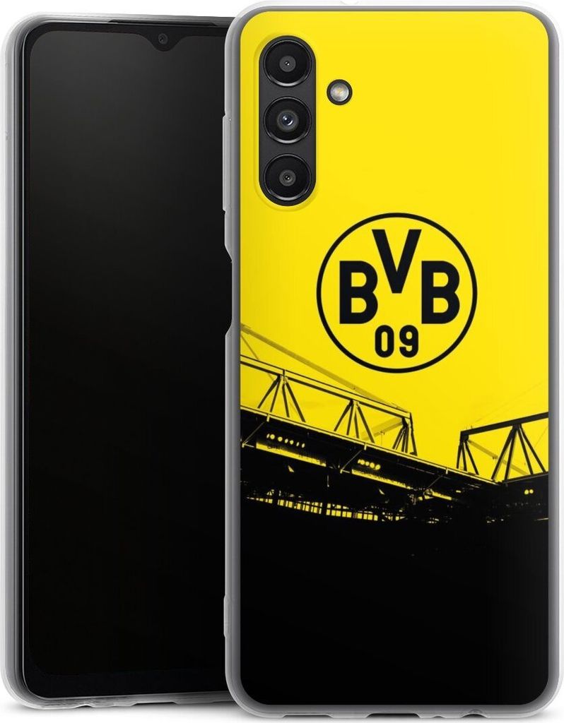 DeinDesign Slim Hülle für Samsung Galaxy A13 5G Silikon Case Ultra Dünn Handyhülle BVB Borussia Dortmund Fanartikel