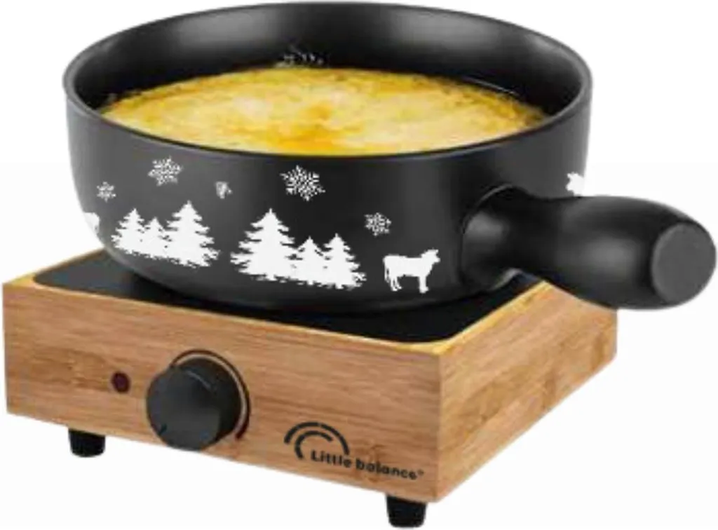 Appareil à Fondue pour Repas de Famille 8 Personnes Meuuuh 2,6L 800W