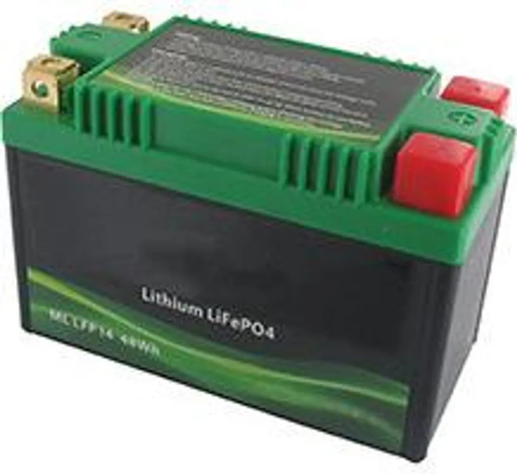 Batterie Moto Lithium 12V 20A LiFePO4 pour Remplacement Acide Plomb