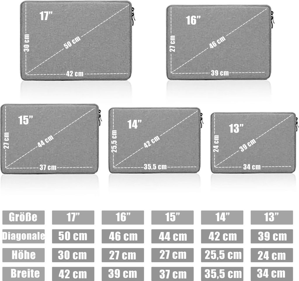 Univerzální pouzdro na notebook 15palcová taška pouzdro na Obrázek produktu 3