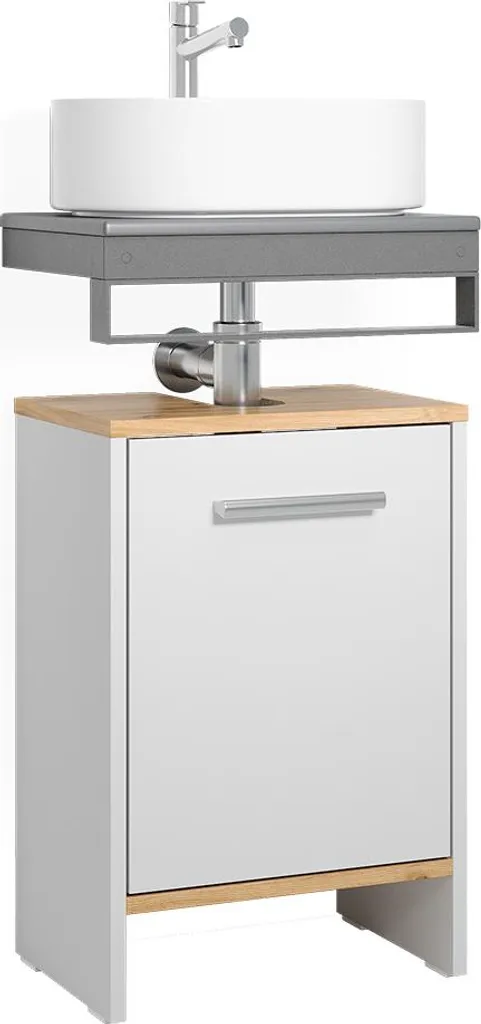 Rangement sous vasque compact pour studio ou petite salle de bain - 5