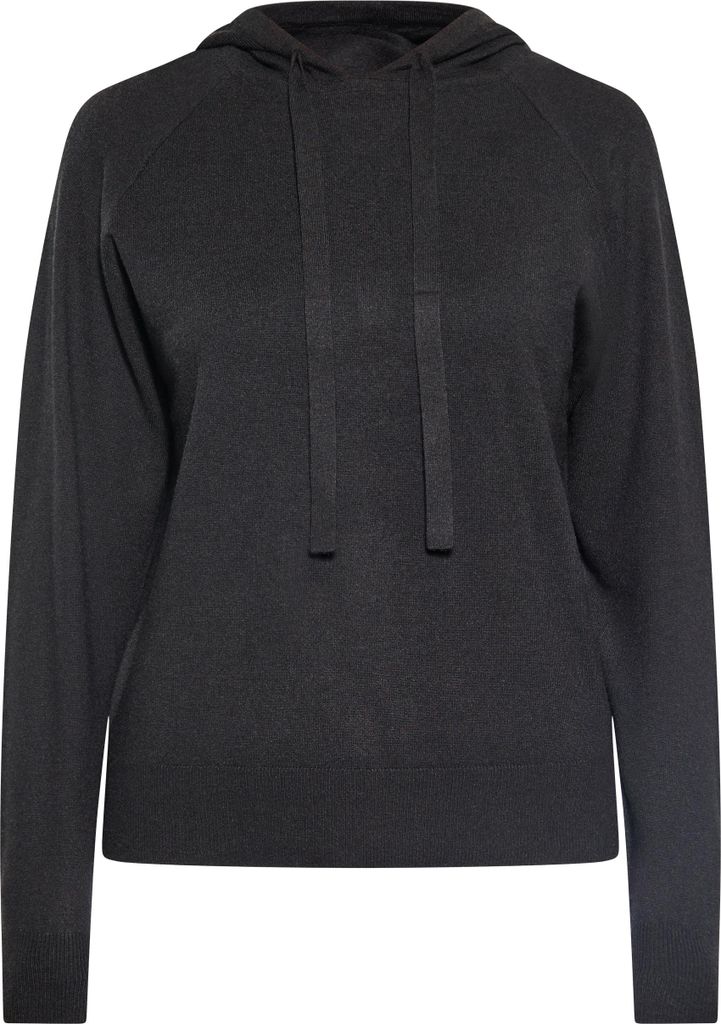 SANIKA damen kapuzenpullover - schwarz, XL