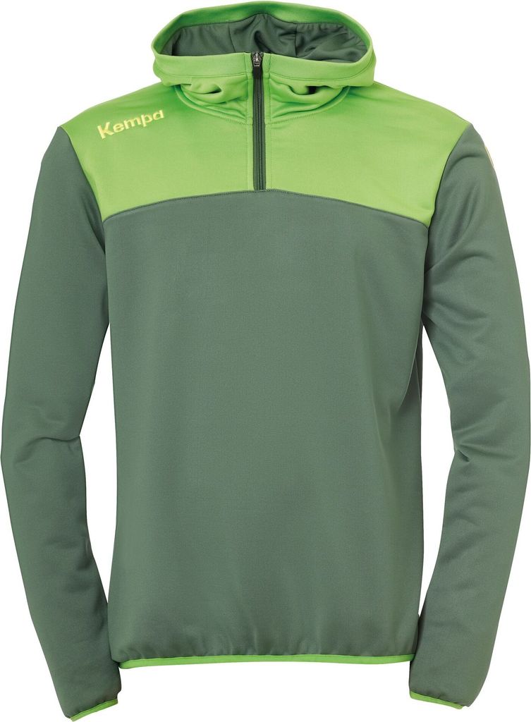 Kempa EMOTION 2.0 QUARTER ZIP HOODY, dragon grün/hope grün