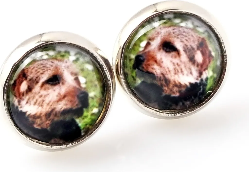 Orecchini Norfolk Terrier Art.-Dog | Gioielli Ipoallergenici in Vetro