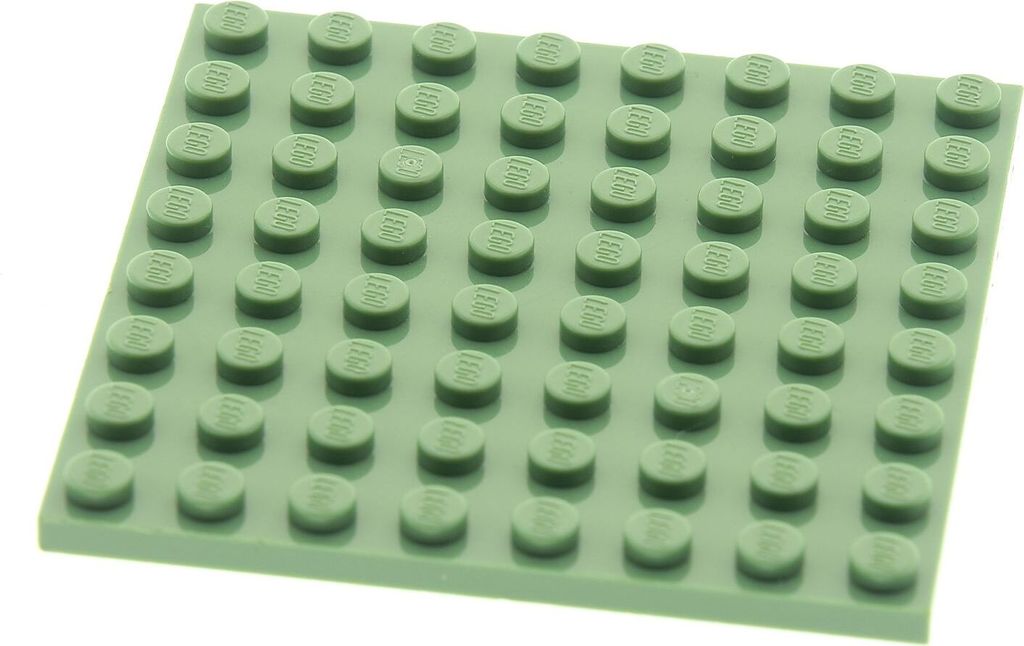 1x Lego Bau Platte 8x8 sand grün Basic Harry Potter 4158307 Produktbild 