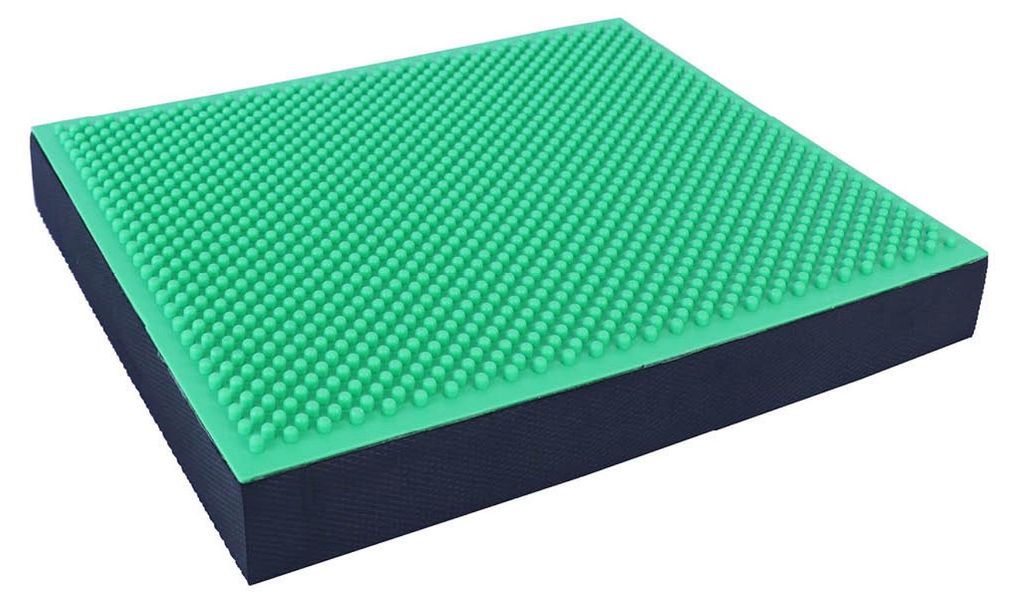 Orange Gym – Tapis d'équilibre 2-en-1 à picots - Noir/vert Image du produit 
