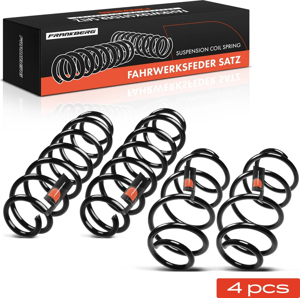 Jeu de 4 Ressorts de Suspension Avant Arrière Seat Ibiza 6J5 6P1 6P5