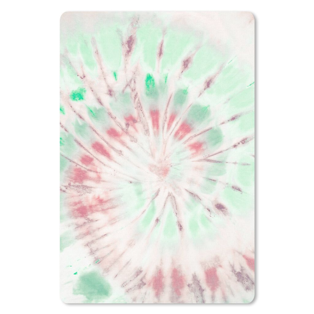 MuchoWow Mauspad Mousepad Krawattenfärbung - Muster - Rosa 40x60 cm - Mousepads - Maus Mat - Pad - Mausunterlage - Schreibtisch Accesoire