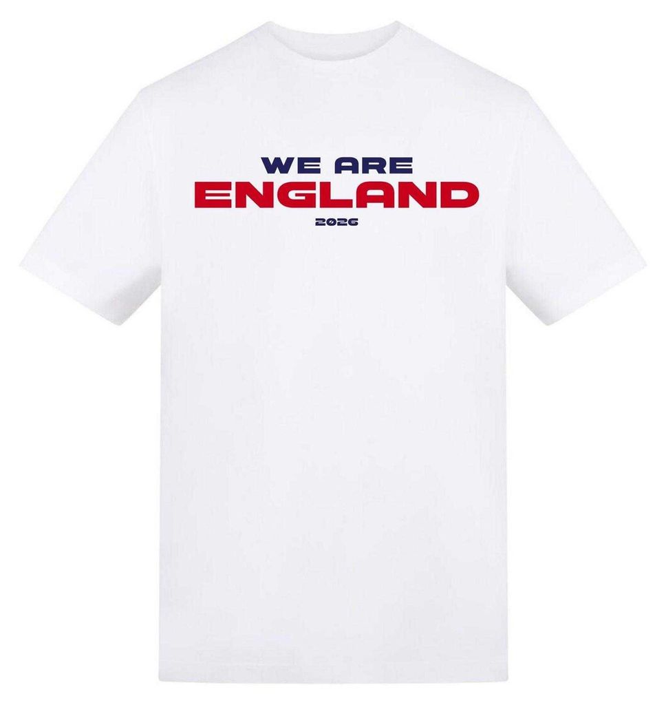 AWD - "We Are England" T-Shirt für Herren/Damen Uni GT25448 (S) (Grau)