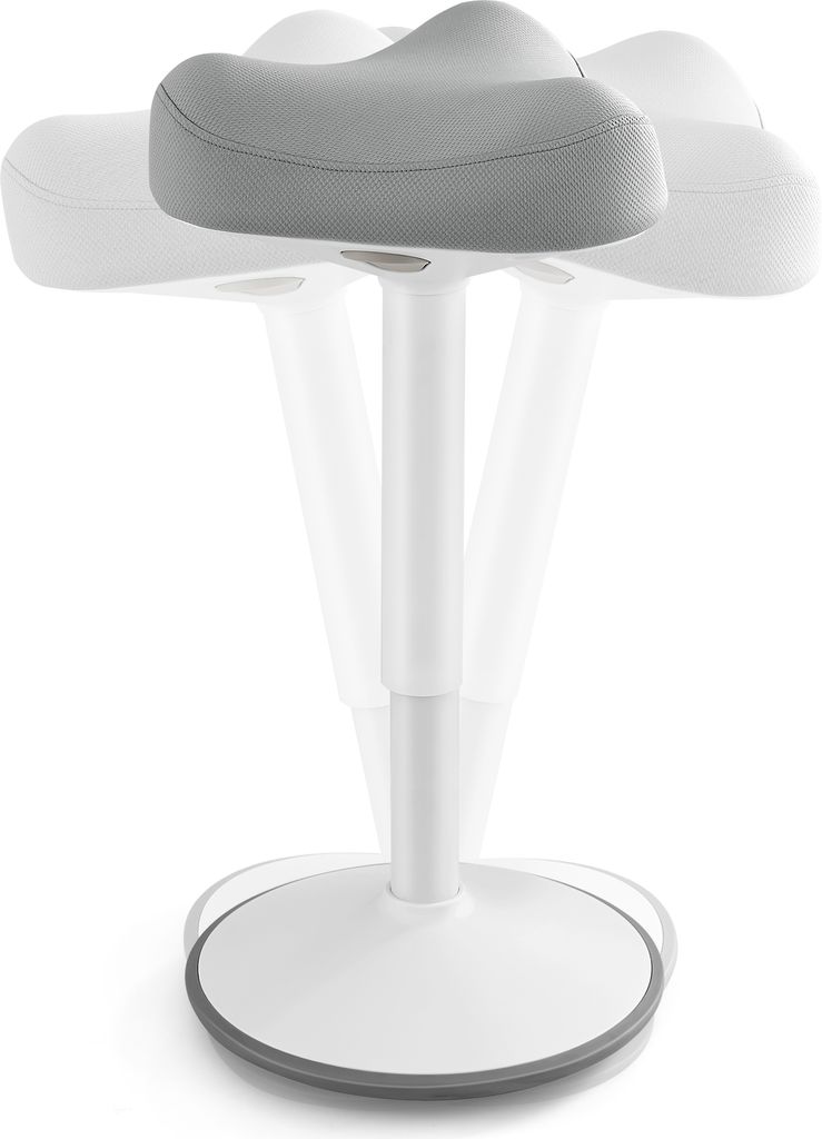 SONGMICS Stehhocker um 360° neigbar, großer Sockel, Produktbild 