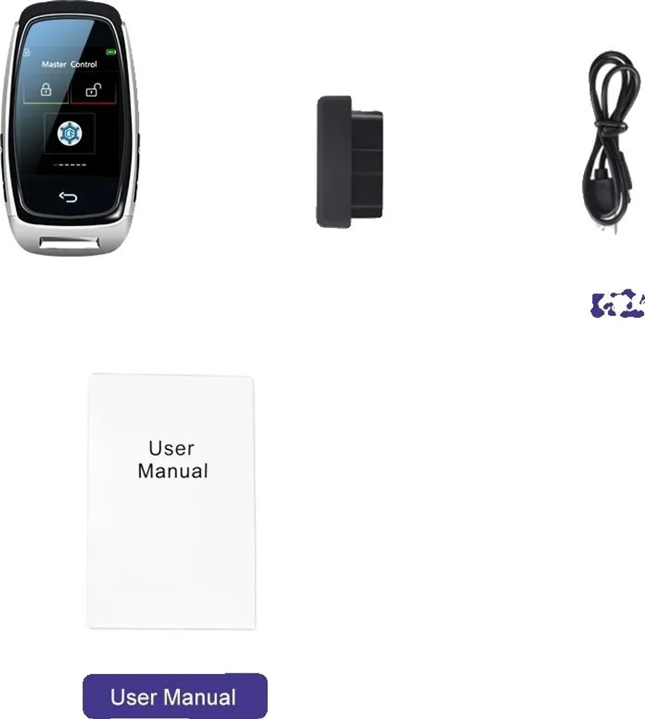 Clé intelligente LCD CF920C Argentée : Écran personnalisable et Style