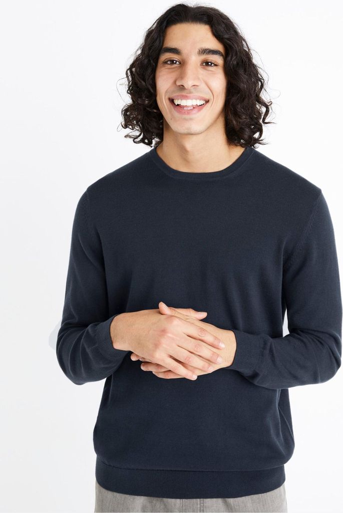 Celio Glatter Decoton-Pullover 1120686__S