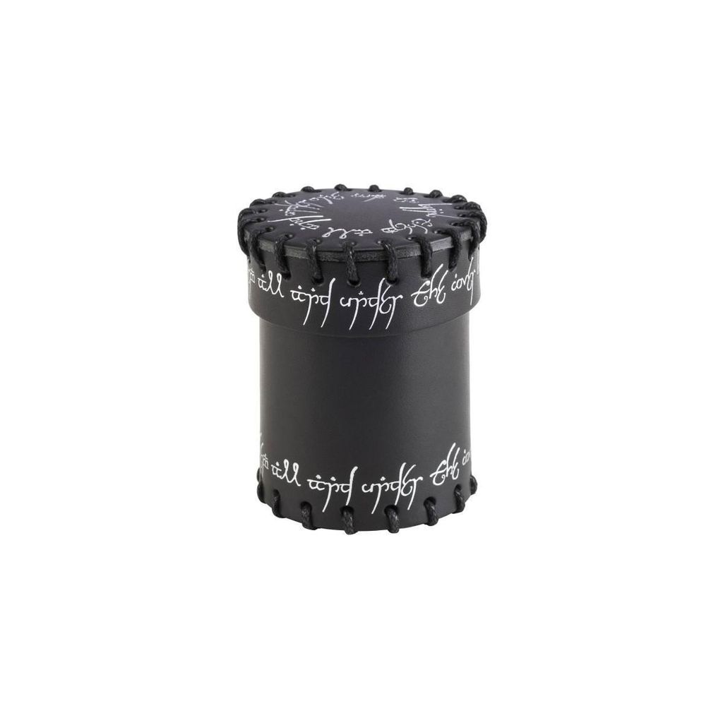 CELV101 - Elbisch Würfelbecher, schwarz, Leder Produktbild 