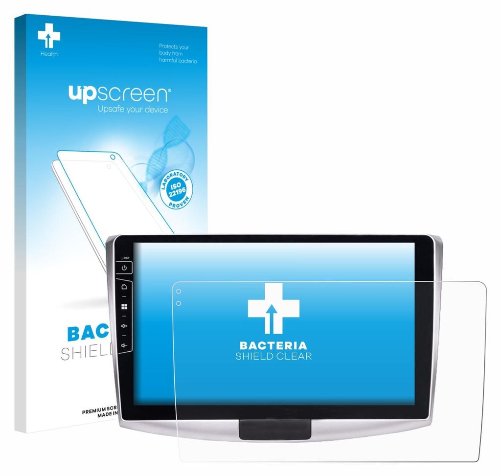 upscreen Schutzfolie für Dynavin D9-B6S Premium Flex 10.1" Displayschutz Displayschutzfolie Folie Klar antibakteriell