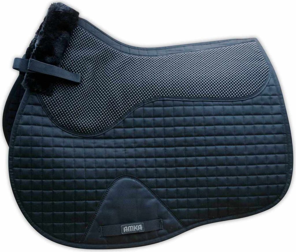 AMKA Anti-Rutsch Schabracke Anti-Slip Sattelunterlage mit integrierter Anti-Rutsch Auflage VS