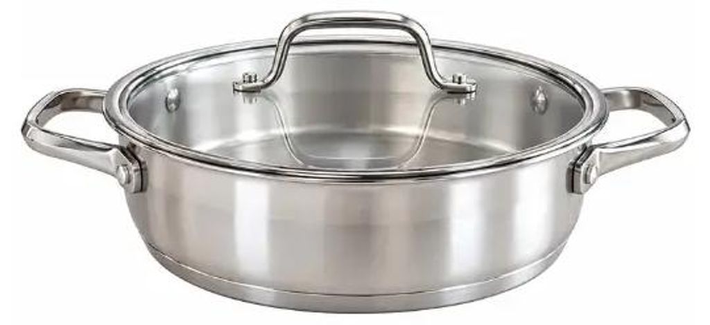 Bavary Braadpan 24 cm met glazen deksel Productafbeelding 