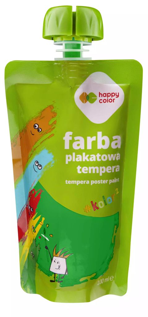 Temperafarbe im Sachet 100 ml Happy Color grün
