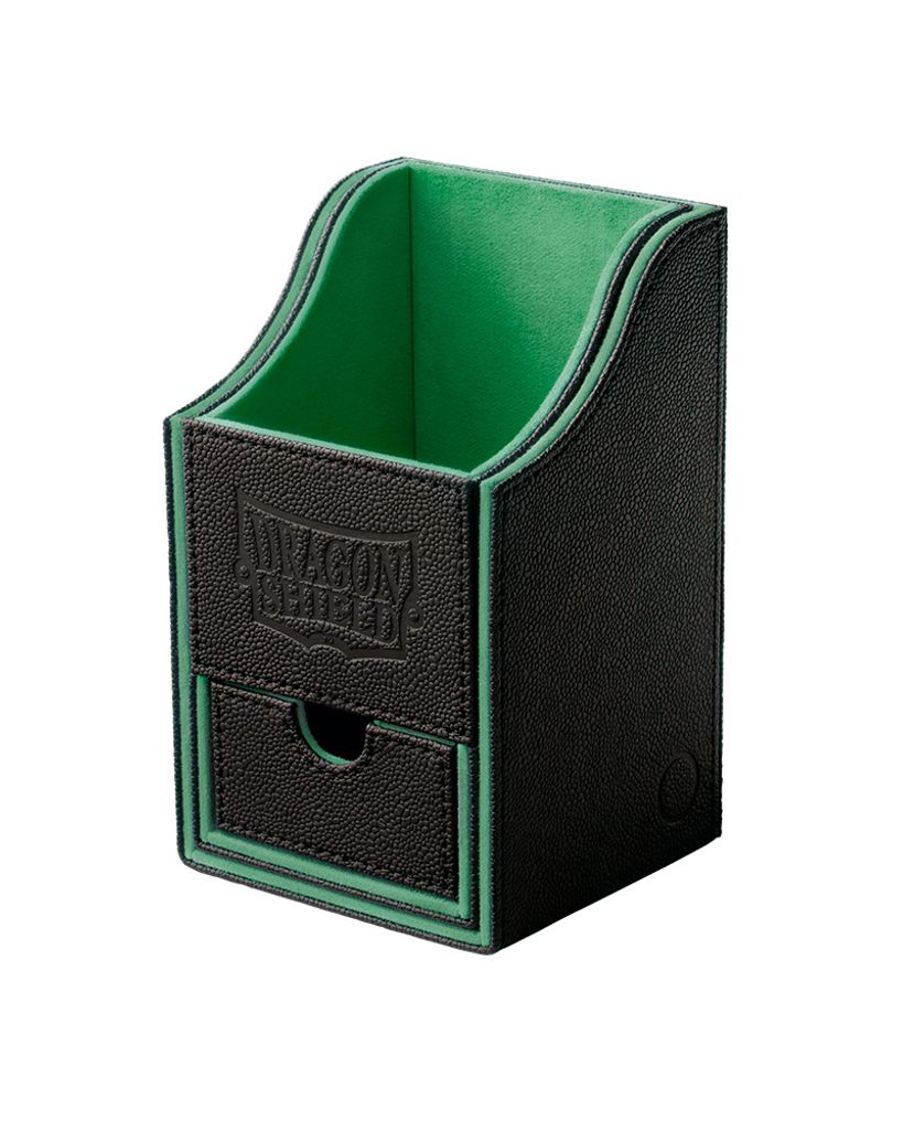 Dragon Shield - Deck Box - Nest + Würfelfach (100+) - Black/Green
