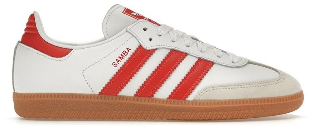 adidas Samba OG White Solar Red Gum (Women's) - EU 38 Produktbild 