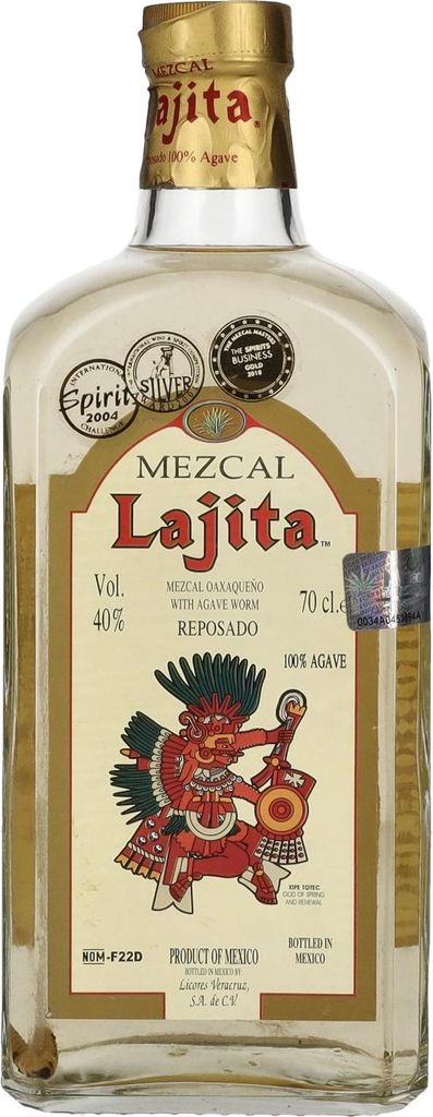 Lajita Mezcal REPOSADO with Agave Worm 40% Vol. 0,7l