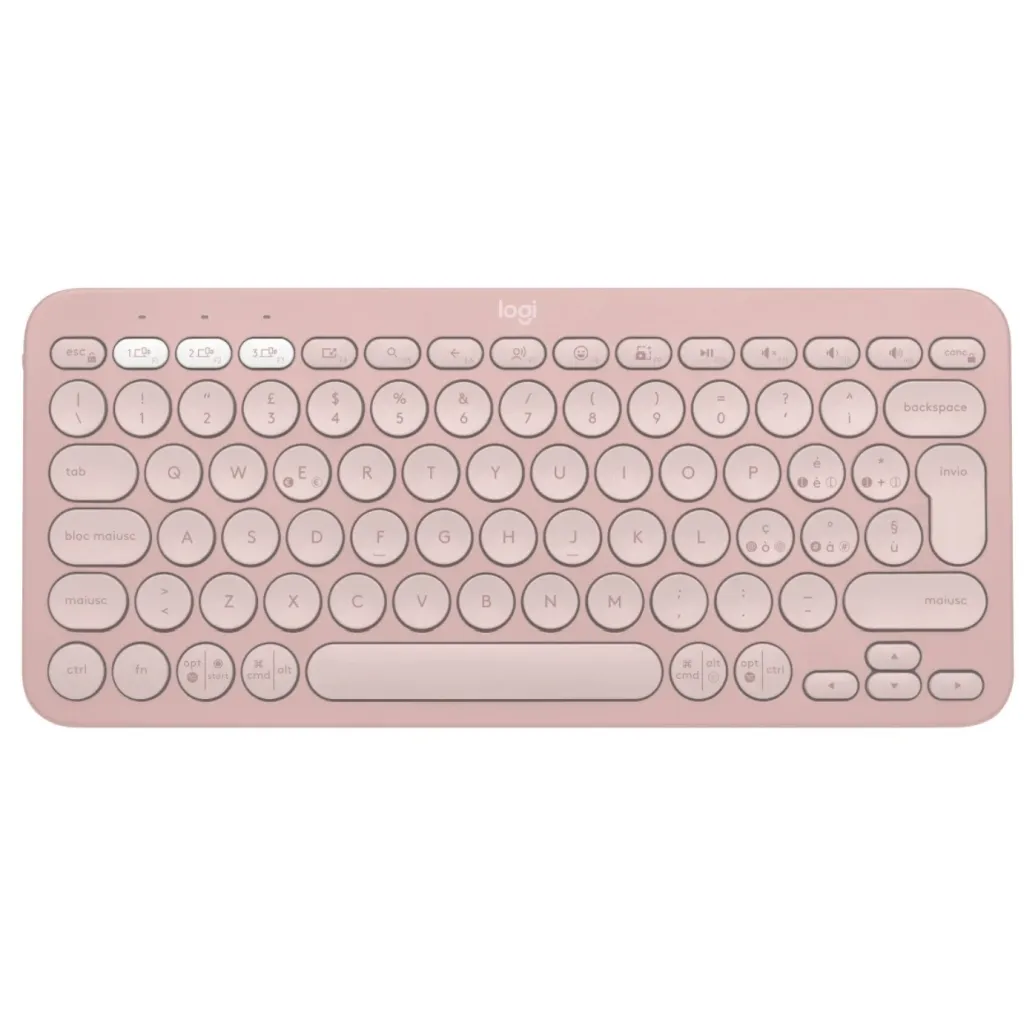 Logitech K380 Clavier Rose : Libérez votre Bureau des Câbles Encombrants