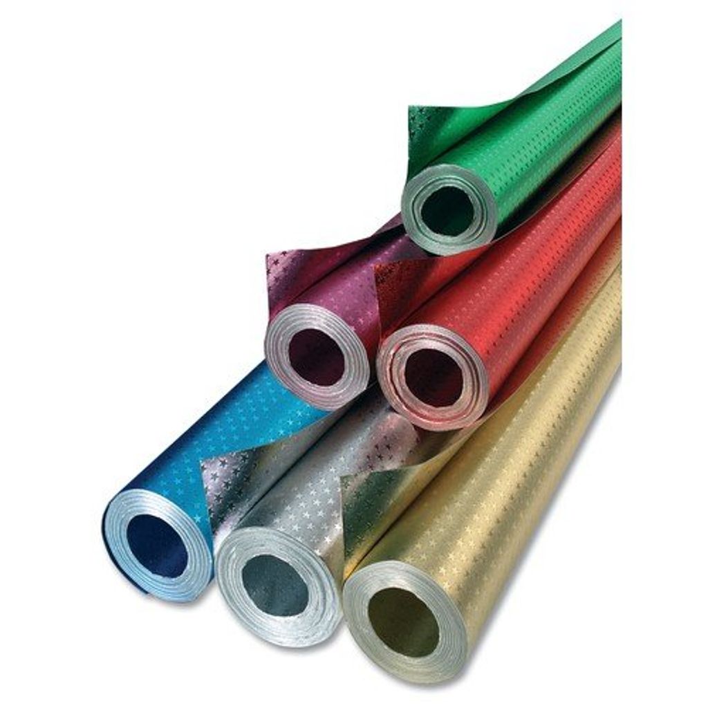 folia Alu-Bastelfolie "Sternchen" 500 mm x 10 m gold (1 Rolle)