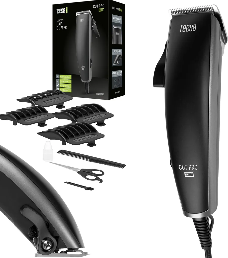 Tondeuse à cheveux électrique Teesa CUT PRO X300 pour coupe de précision