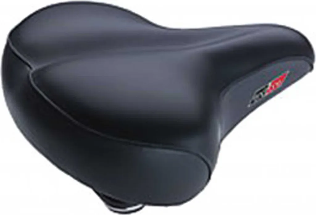 Selle de Vélo Anti-Douleur Touring XL Noire 270mm - Finis les Mal de Dos